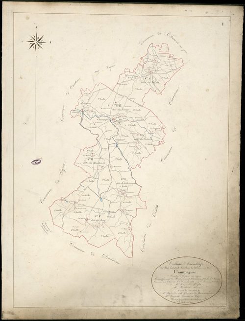 Champagnac-la-Rivière 3 P 44 / 1 [v. 1839]
