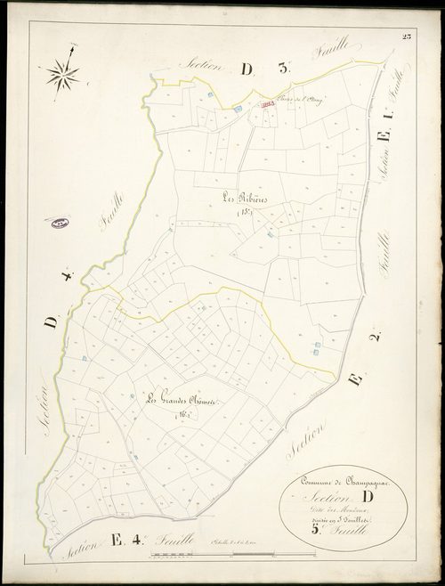 Champagnac-la-Rivière 3 P 44 / 2 [v. 1839]
