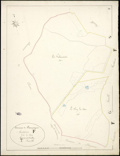 Champagnac-la-Rivière 3 P 44 / 2 [v. 1839]