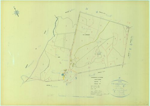 Champagnac-la-Rivière 1203 W 18 1969