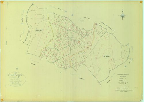 Champagnac-la-Rivière 1203 W 18 1969