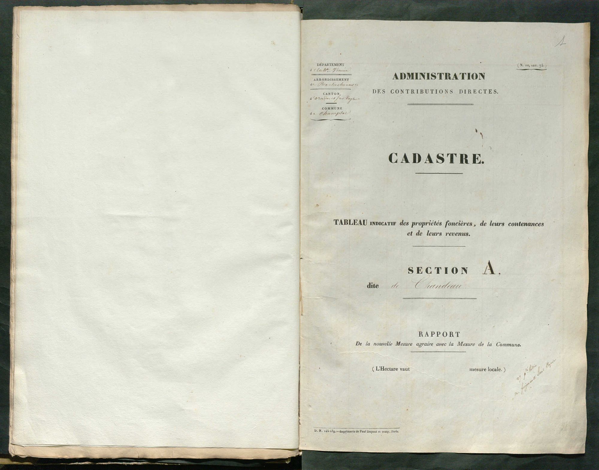 Champsac 3 P 46 / 2 1840