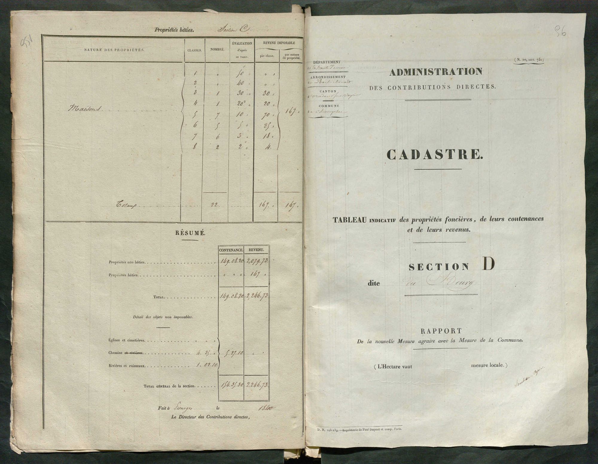 Champsac 3 P 46 / 2 1840