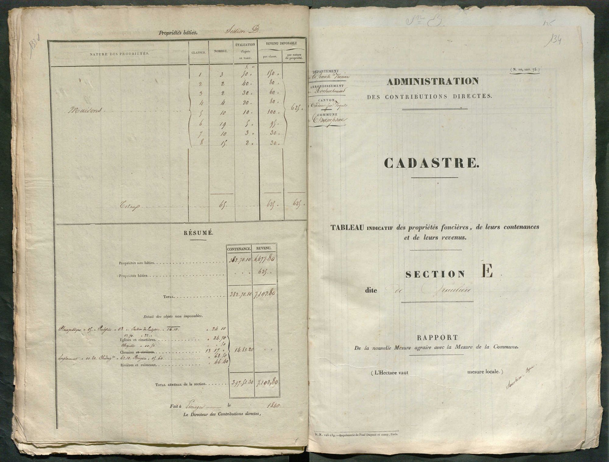 Champsac 3 P 46 / 2 1840
