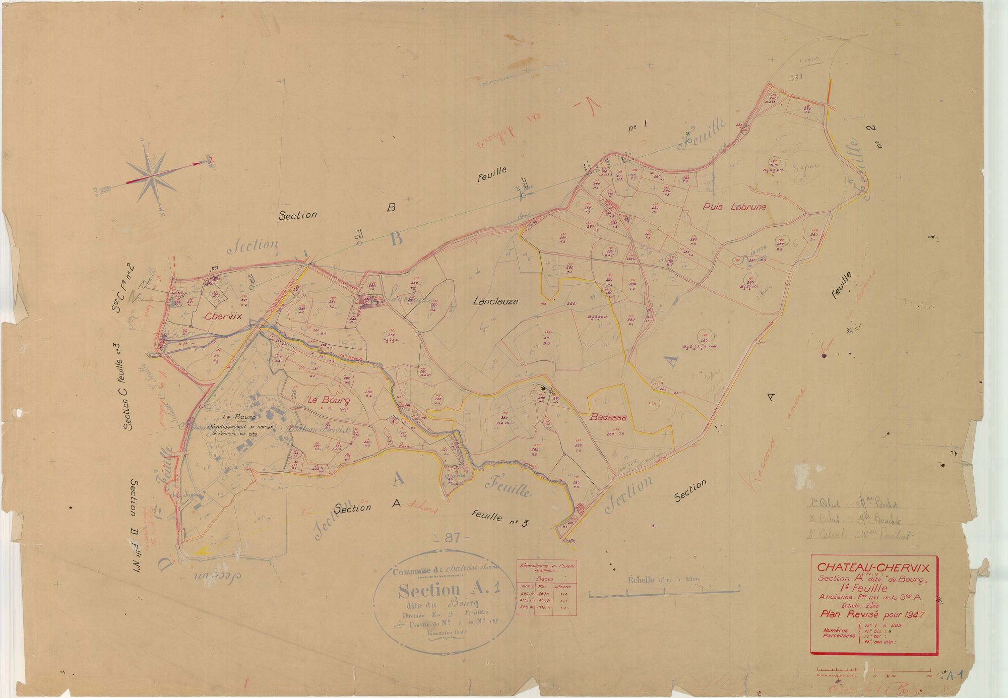 Château-Chervix 1203 W 23 1947