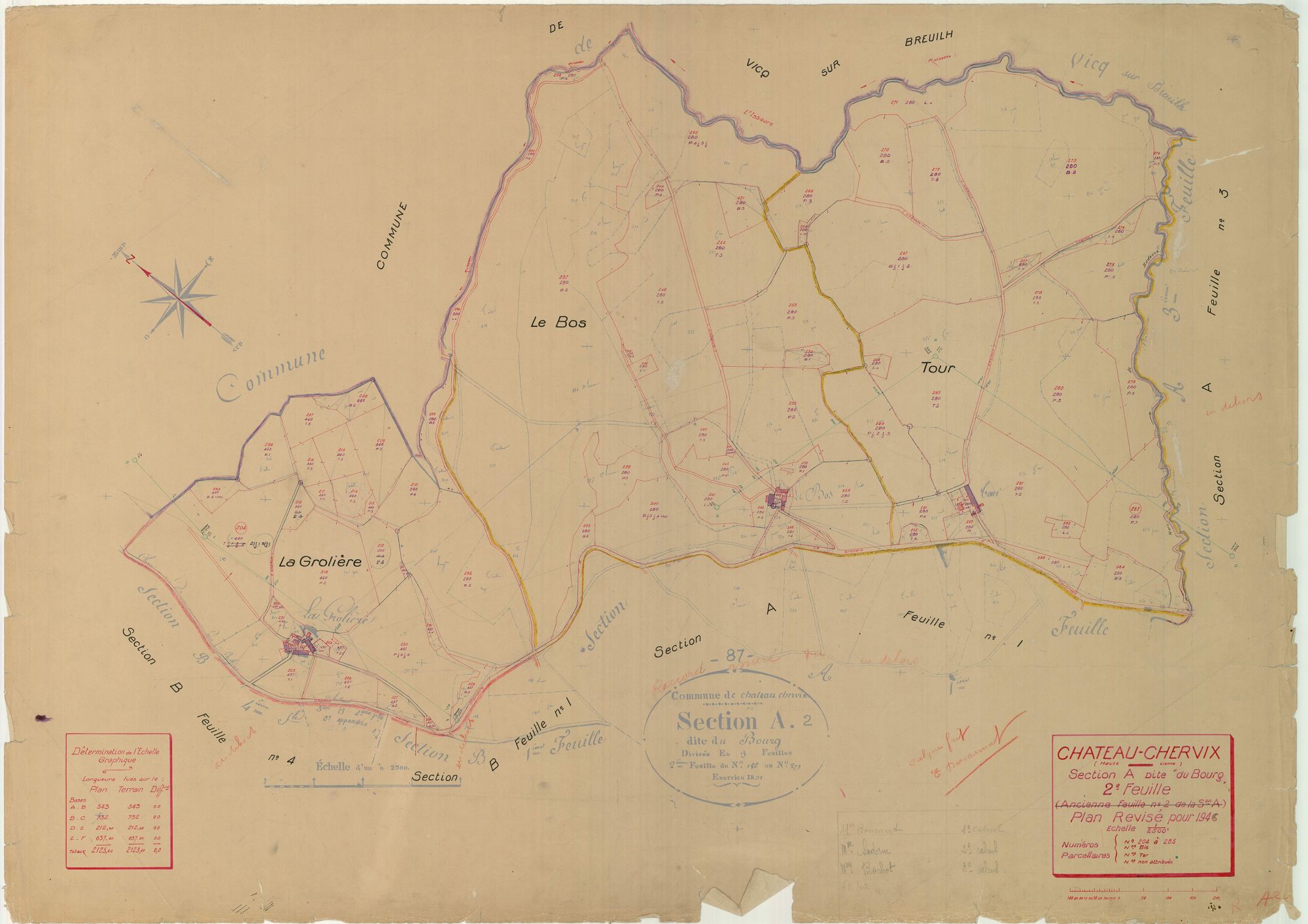Château-Chervix 1203 W 23 1947