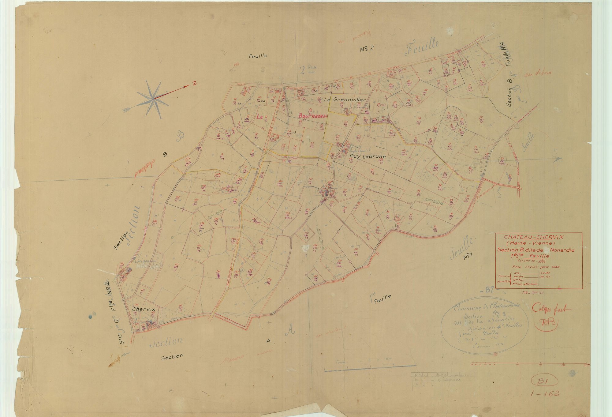 Château-Chervix 1203 W 23 1947