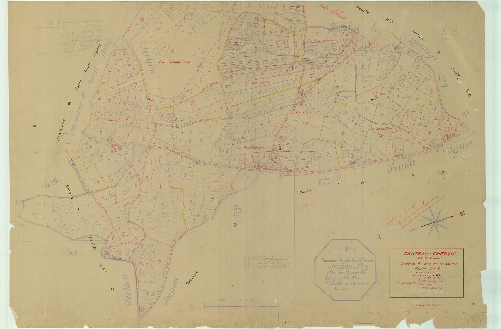 Château-Chervix 1203 W 23 1947