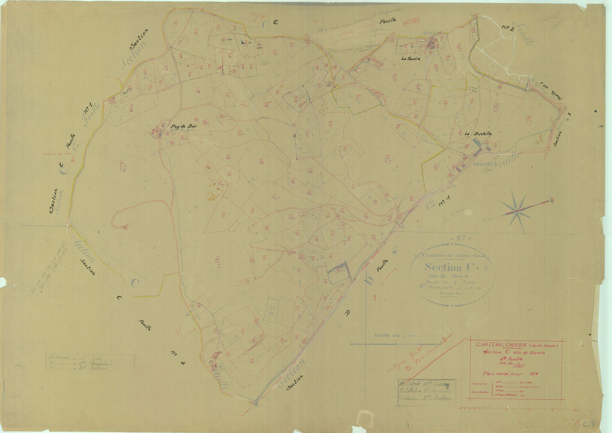 Château-Chervix 1203 W 23 1947