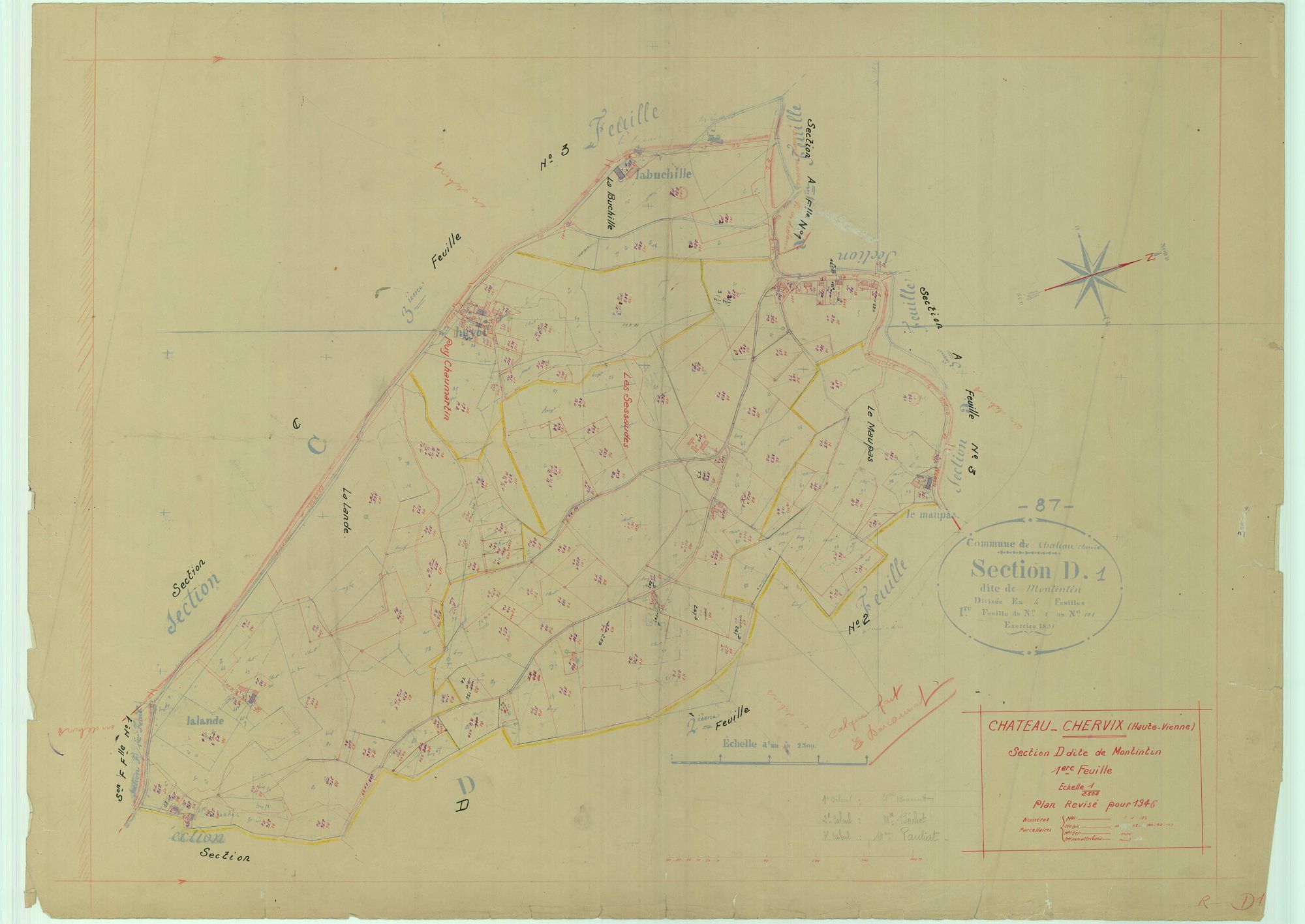 Château-Chervix 1203 W 23 1947