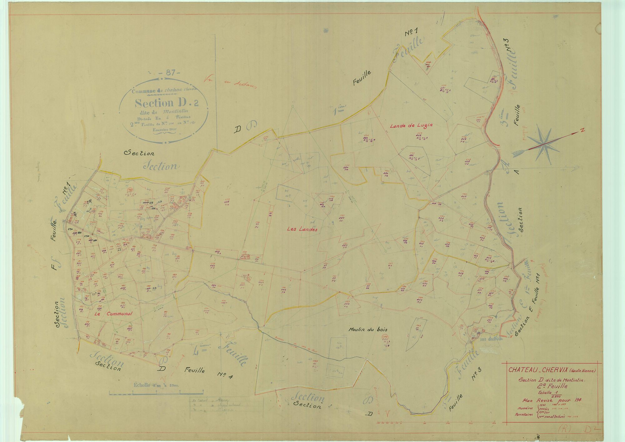 Château-Chervix 1203 W 23 1947