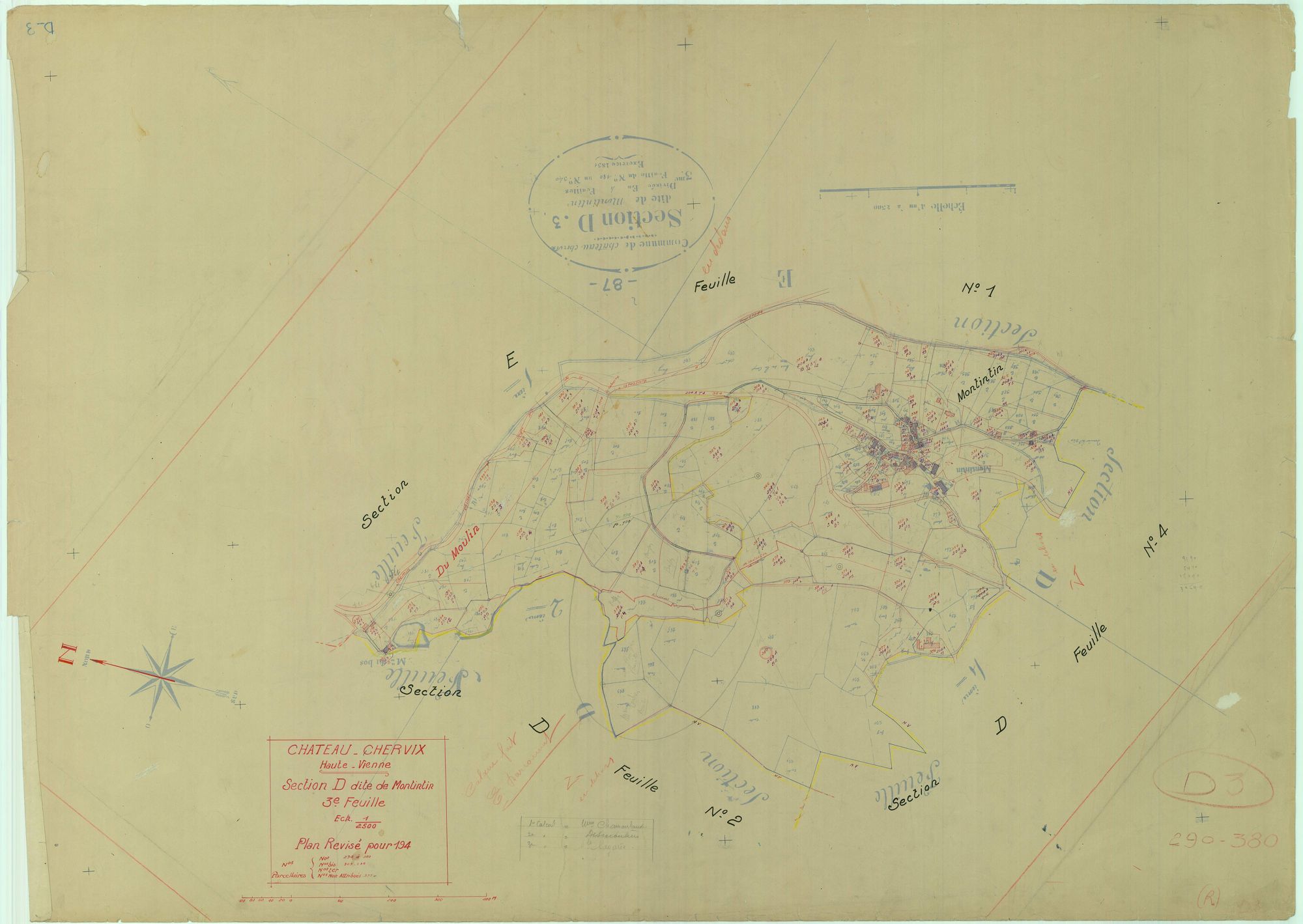Château-Chervix 1203 W 23 1947