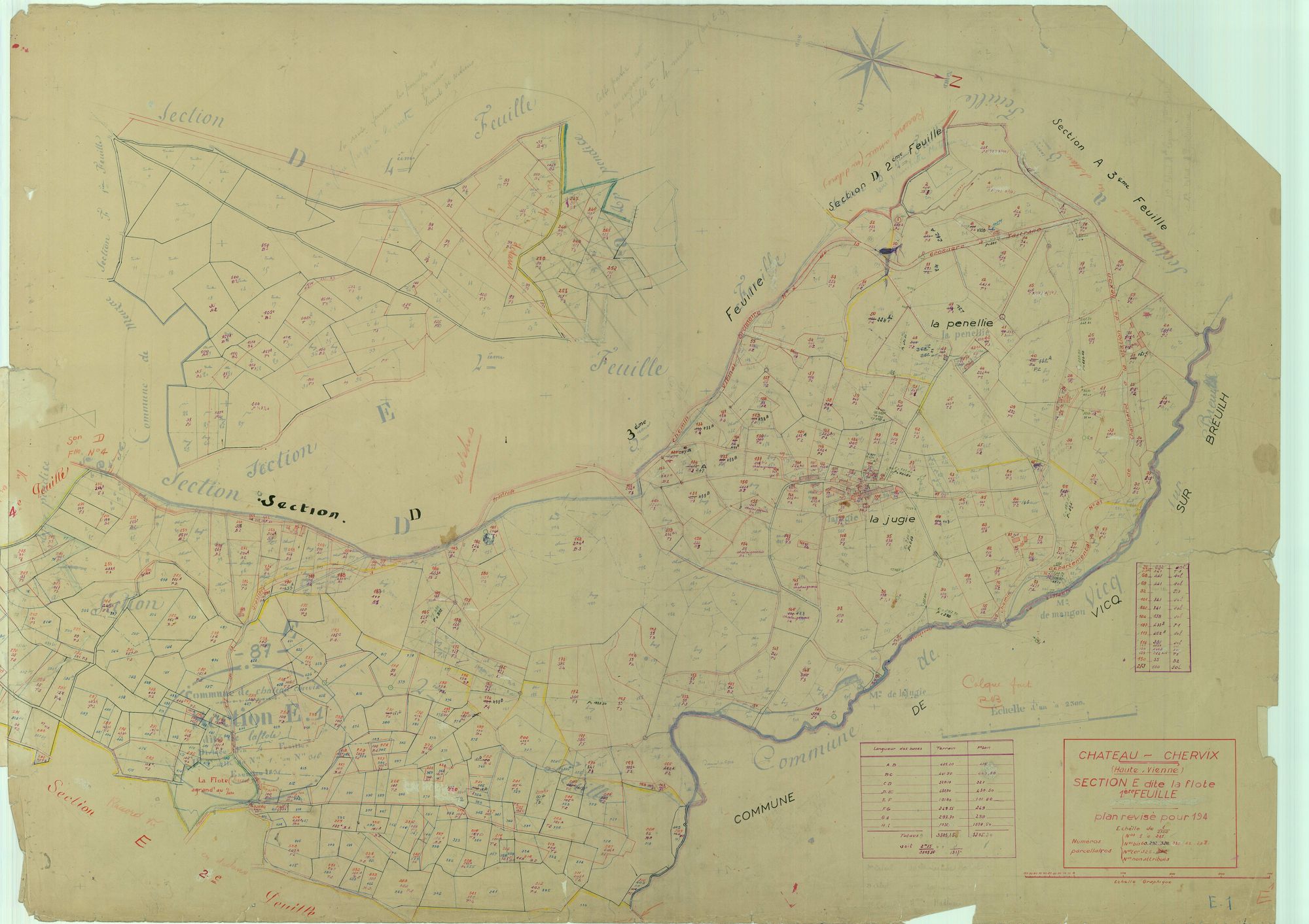 Château-Chervix 1203 W 23 1947