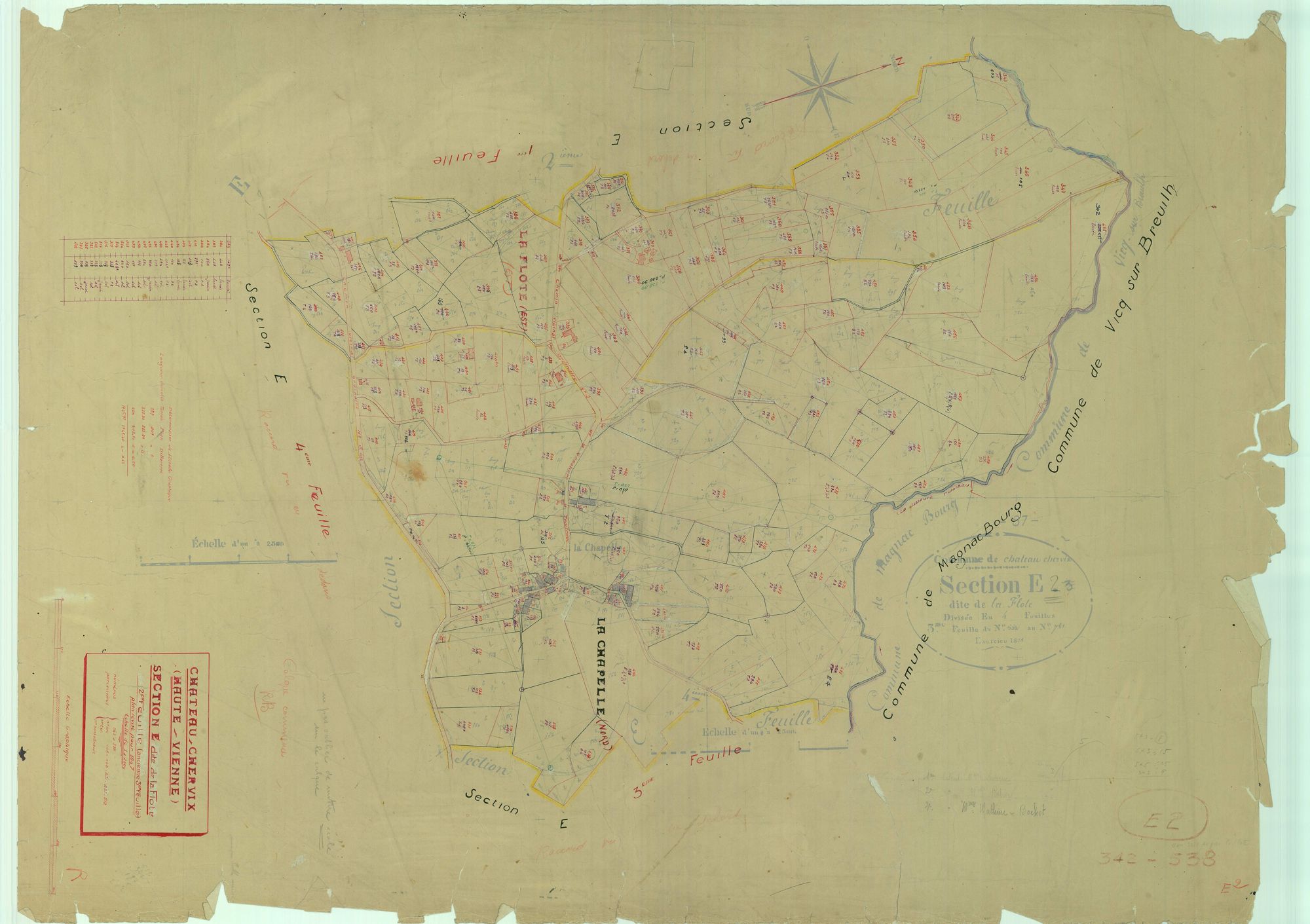 Château-Chervix 1203 W 23 1947