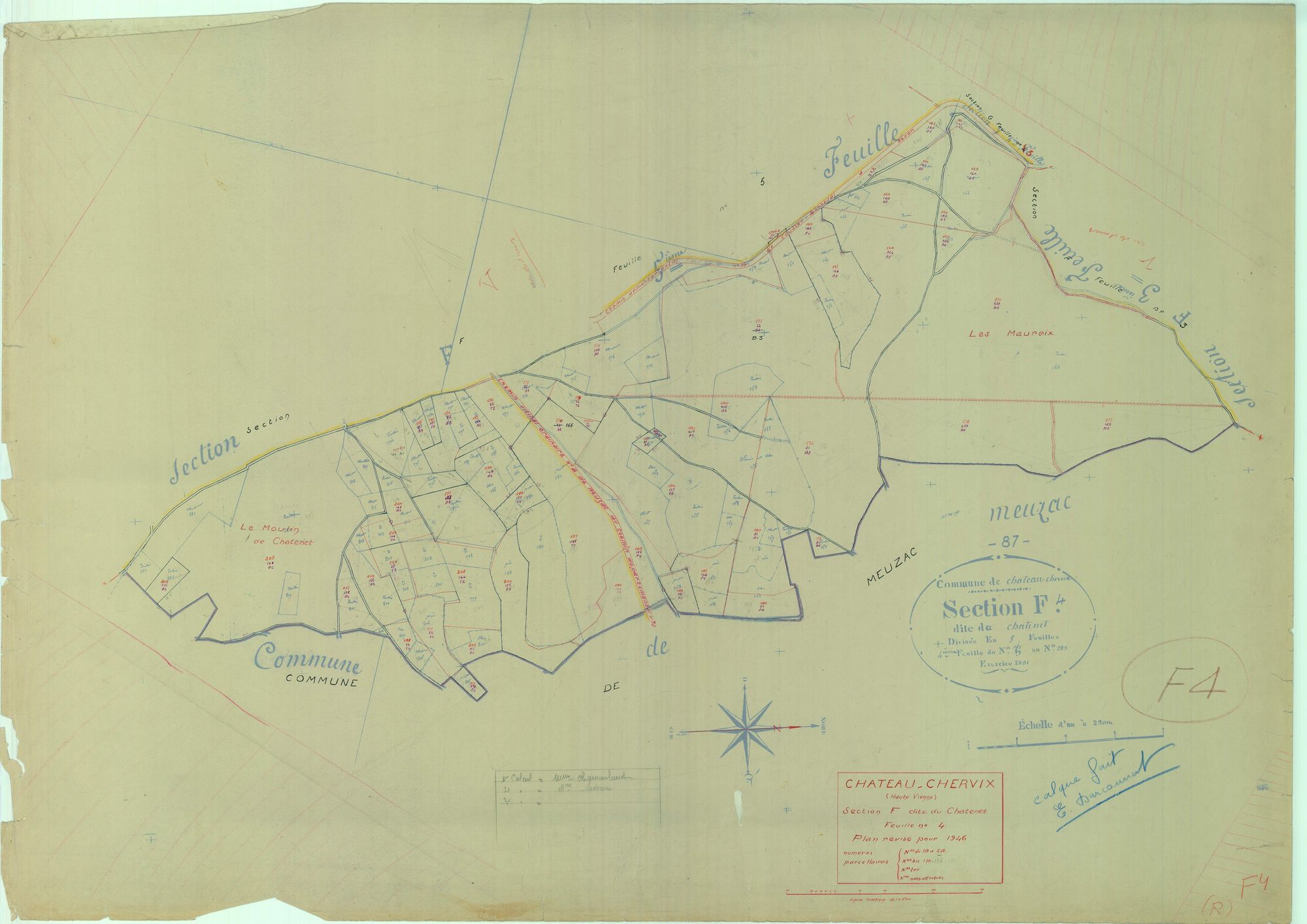 Château-Chervix 1203 W 23 1947