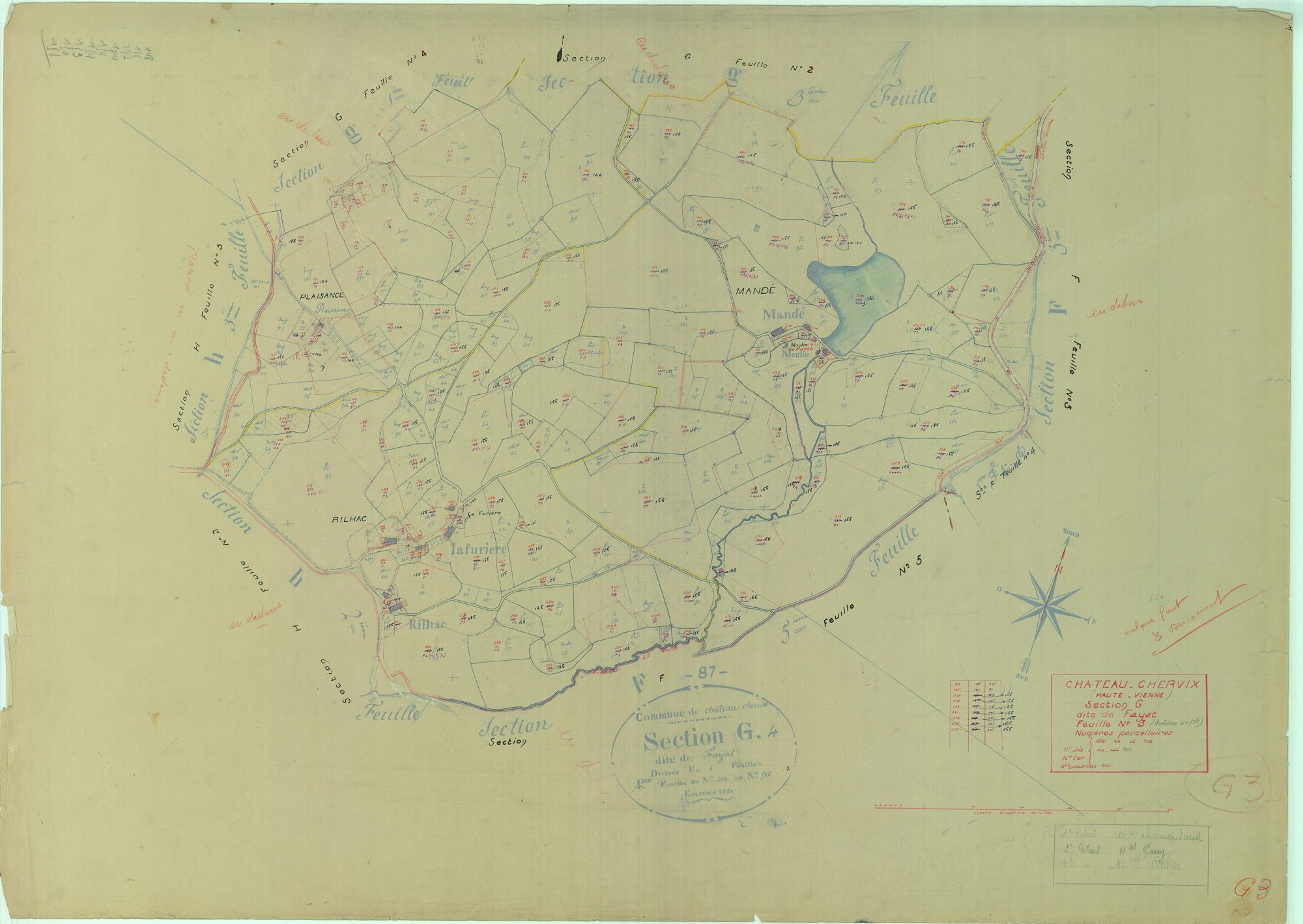 Château-Chervix 1203 W 23 1947