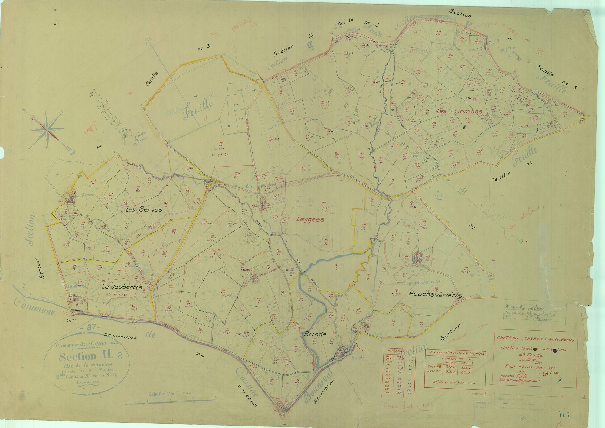 Château-Chervix 1203 W 23 1947