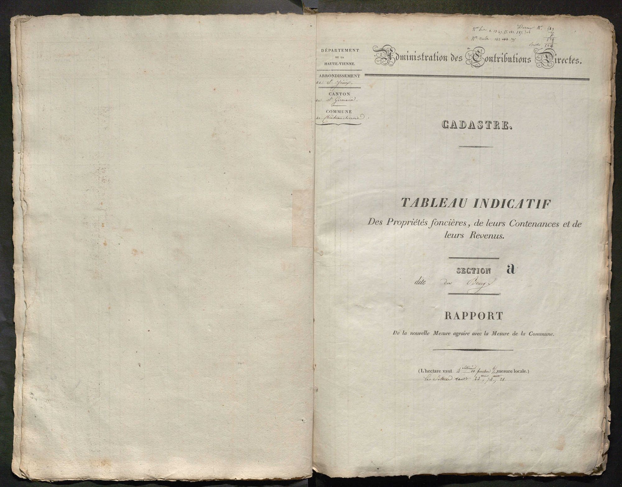 Château-Chervix 3 P 49 / 3 1832