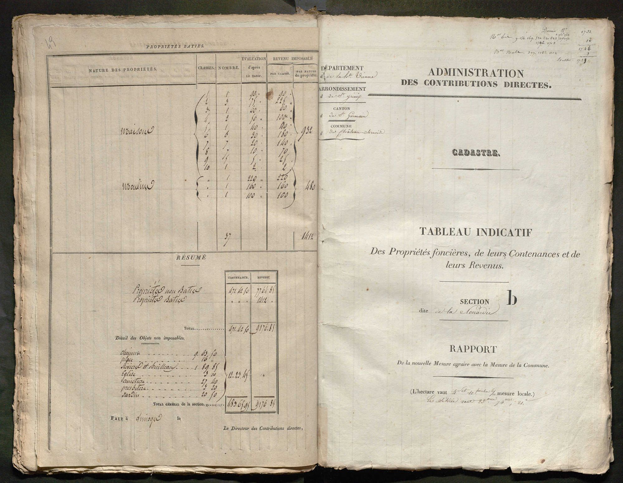 Château-Chervix 3 P 49 / 3 1832