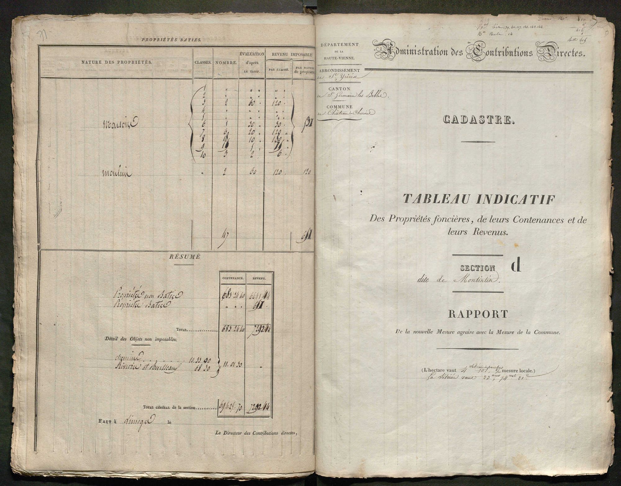 Château-Chervix 3 P 49 / 3 1832
