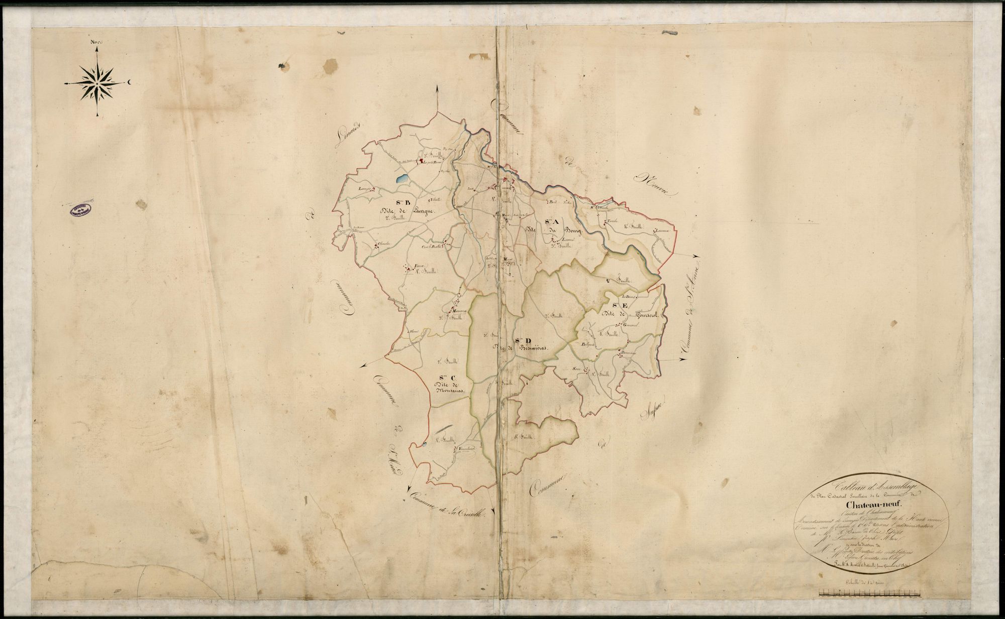 Châteauneuf-la-Forêt 3 P 50 / 1 1832