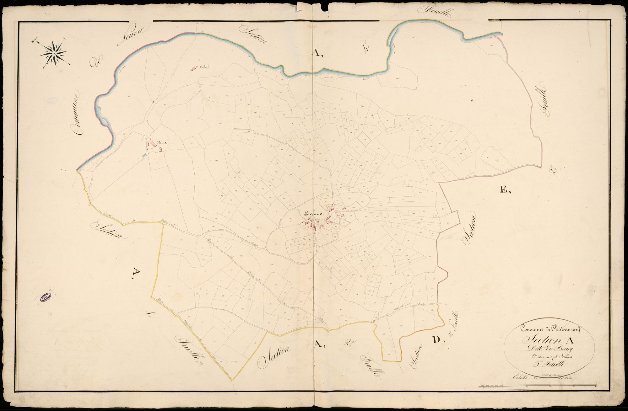 Châteauneuf-la-Forêt 3 P 50 / 1 1832