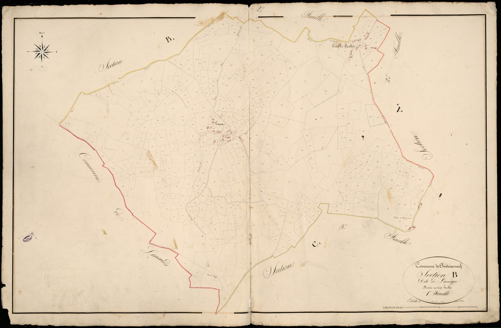 Châteauneuf-la-Forêt 3 P 50 / 1 1832