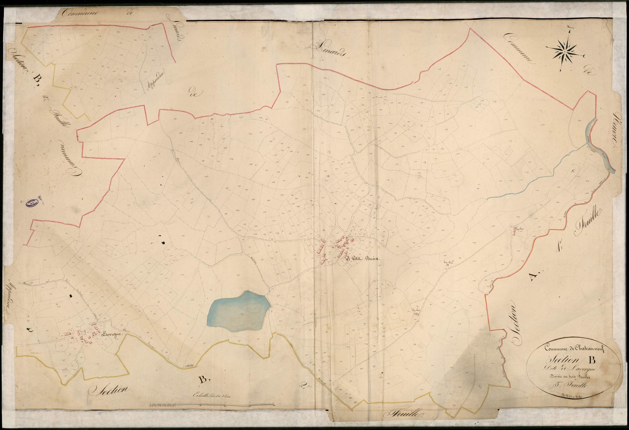 Châteauneuf-la-Forêt 3 P 50 / 1 1832