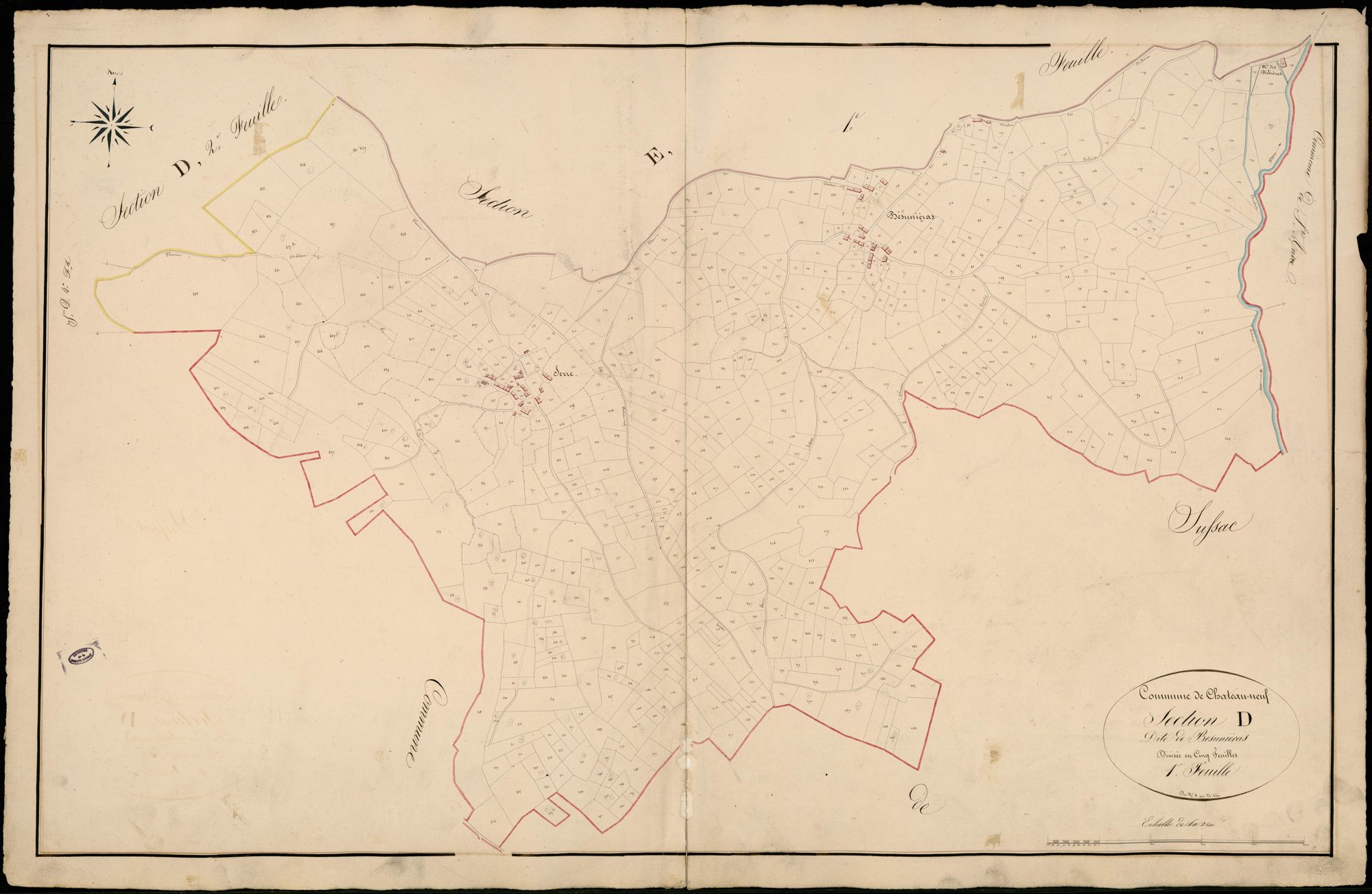 Châteauneuf-la-Forêt 3 P 50 / 1 1832