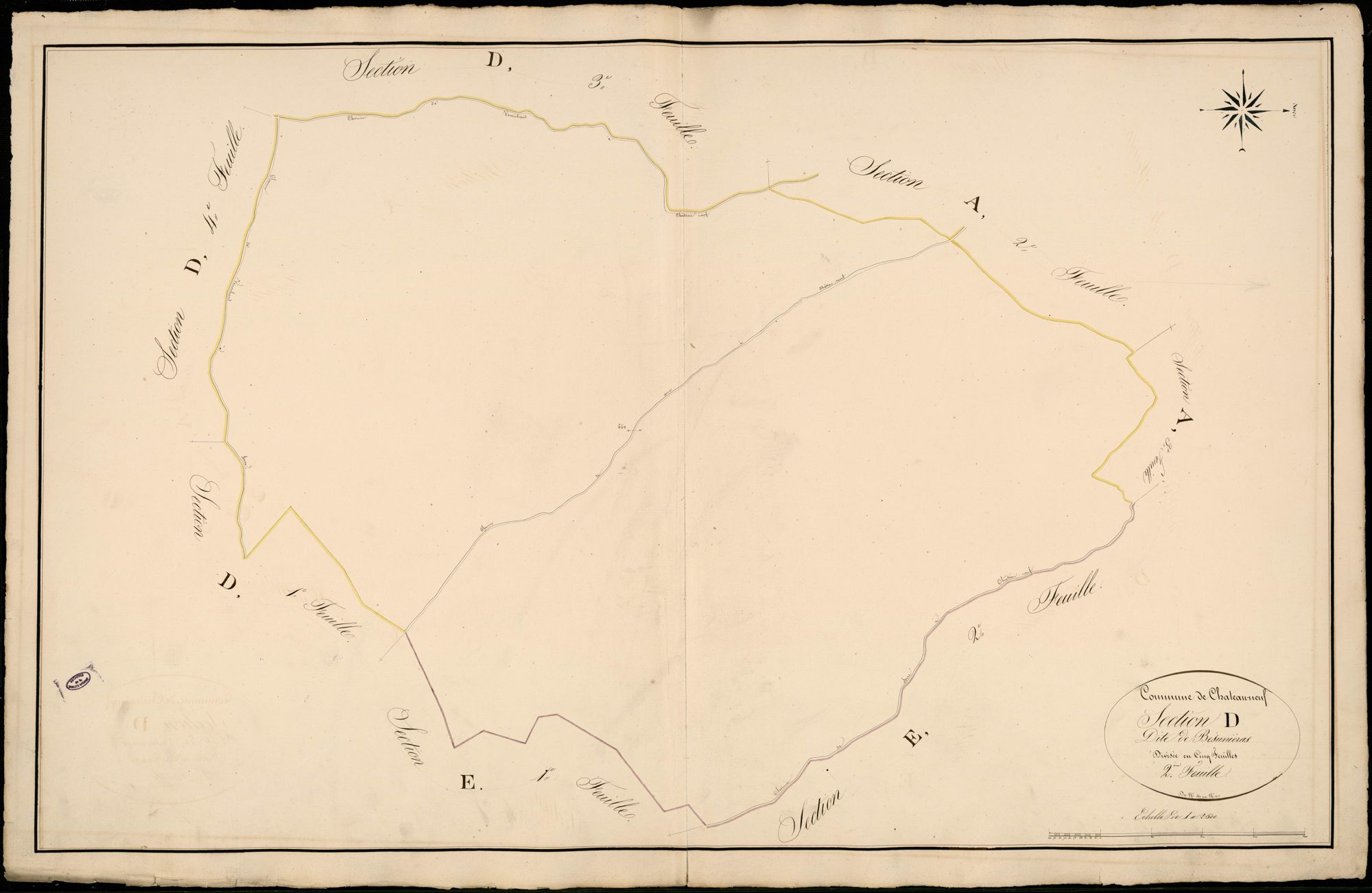 Châteauneuf-la-Forêt 3 P 50 / 1 1832
