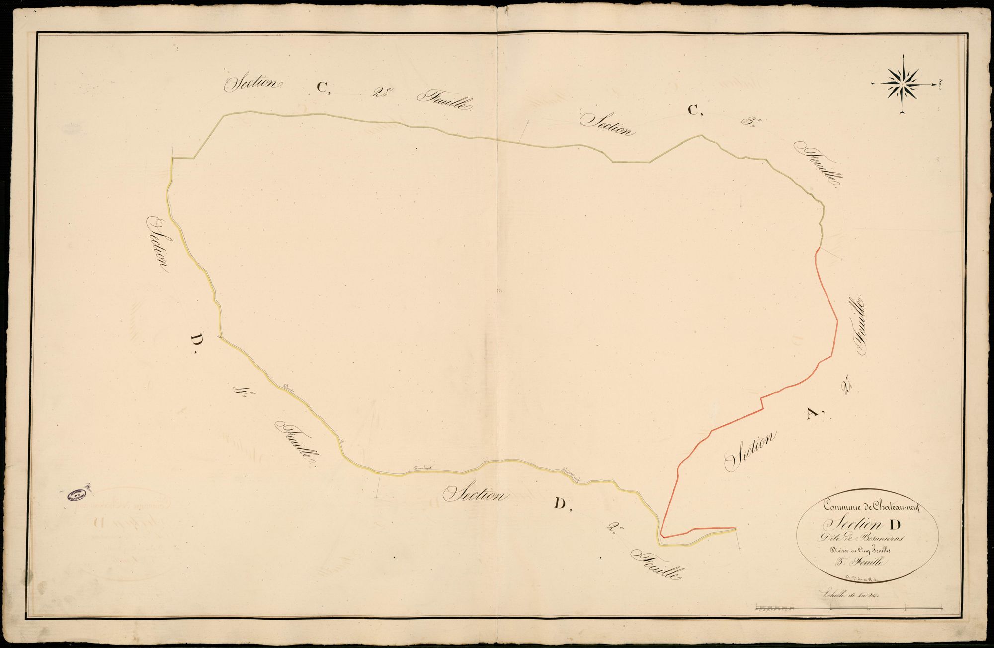 Châteauneuf-la-Forêt 3 P 50 / 1 1832