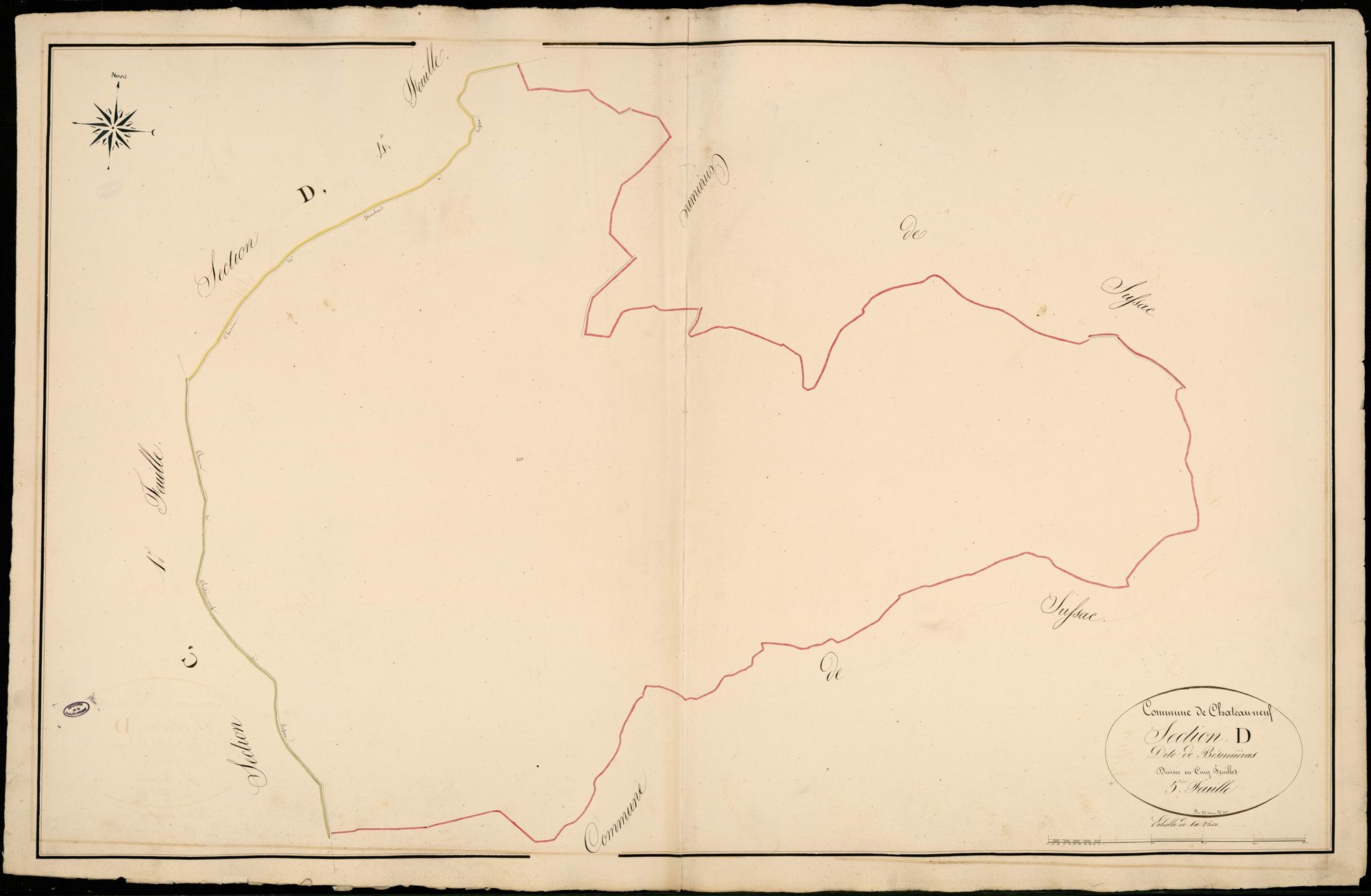 Châteauneuf-la-Forêt 3 P 50 / 1 1832