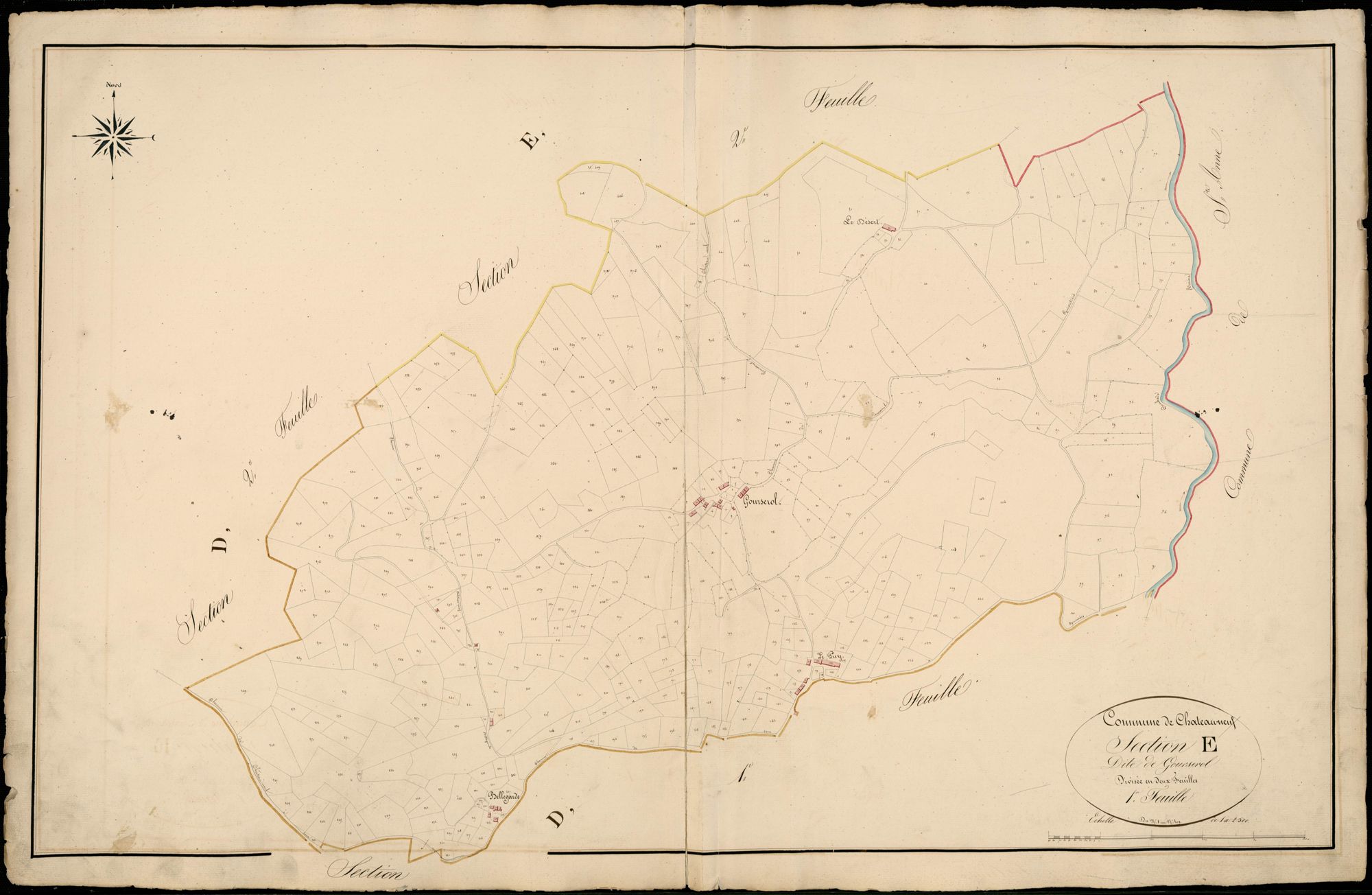 Châteauneuf-la-Forêt 3 P 50 / 1 1832