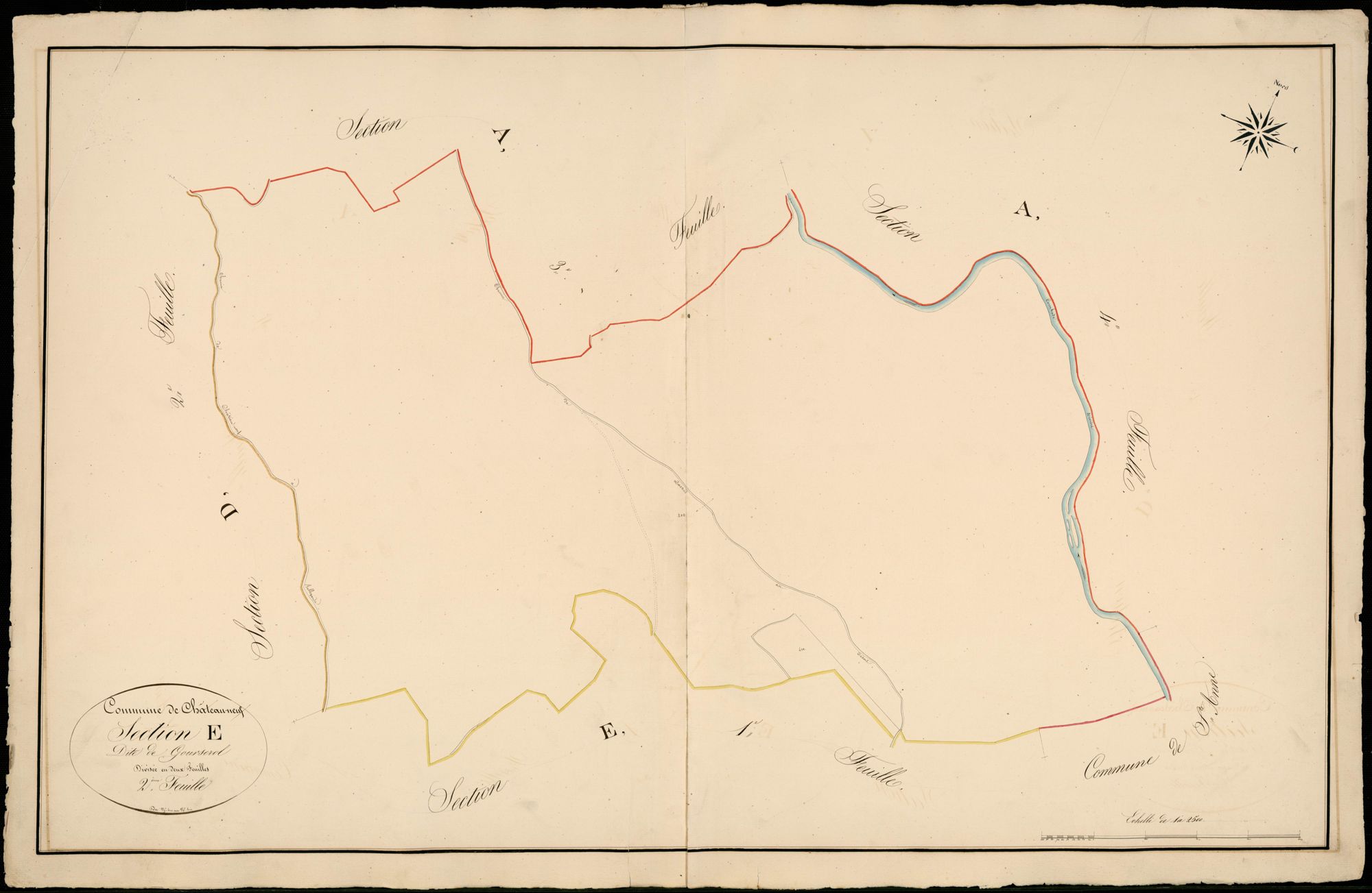 Châteauneuf-la-Forêt 3 P 50 / 1 1832