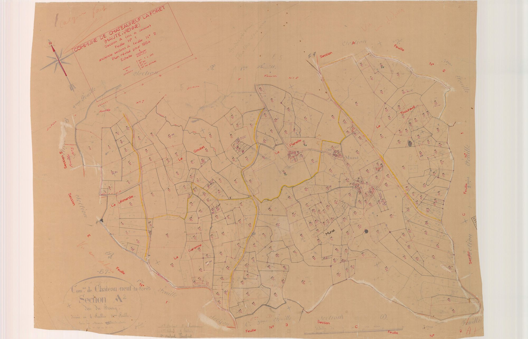 Châteauneuf-la-Forêt 1203 W 25 1954