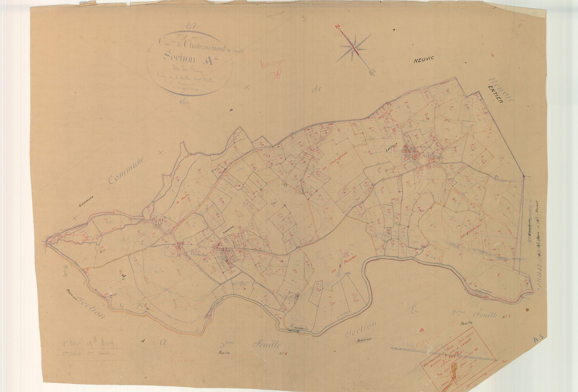 Châteauneuf-la-Forêt 1203 W 25 1954