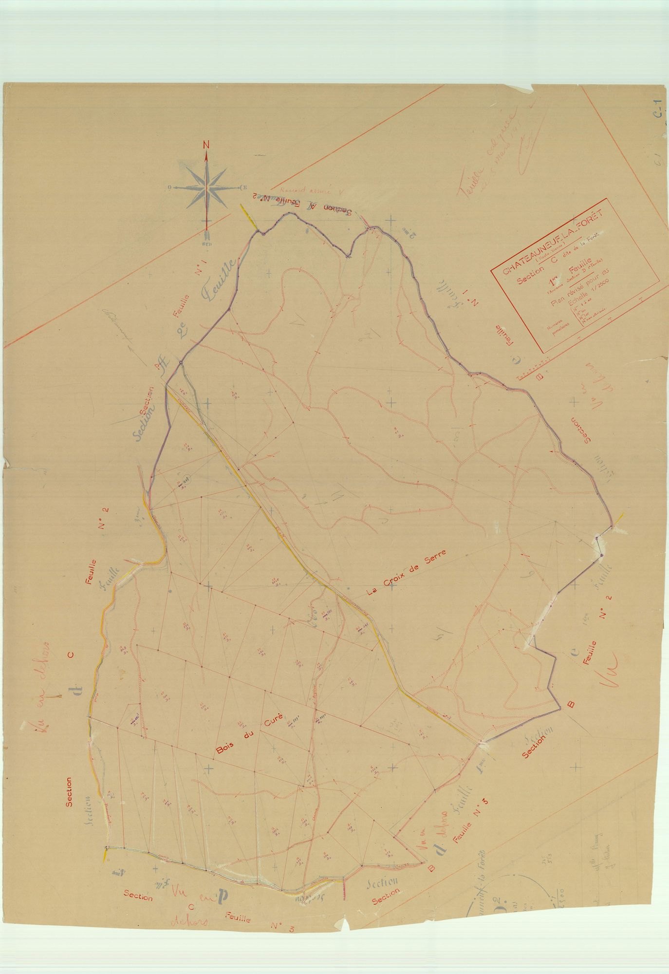 Châteauneuf-la-Forêt 1203 W 25 1954