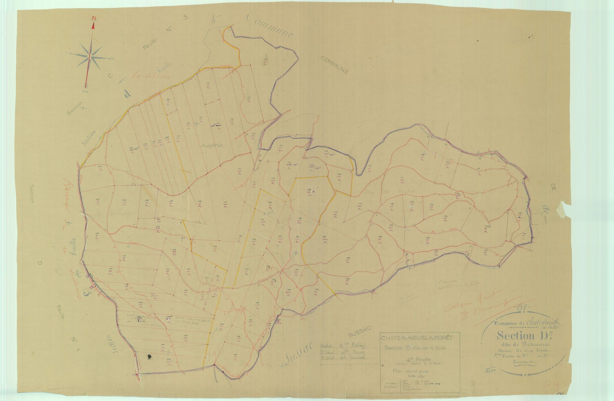 Châteauneuf-la-Forêt 1203 W 25 1954