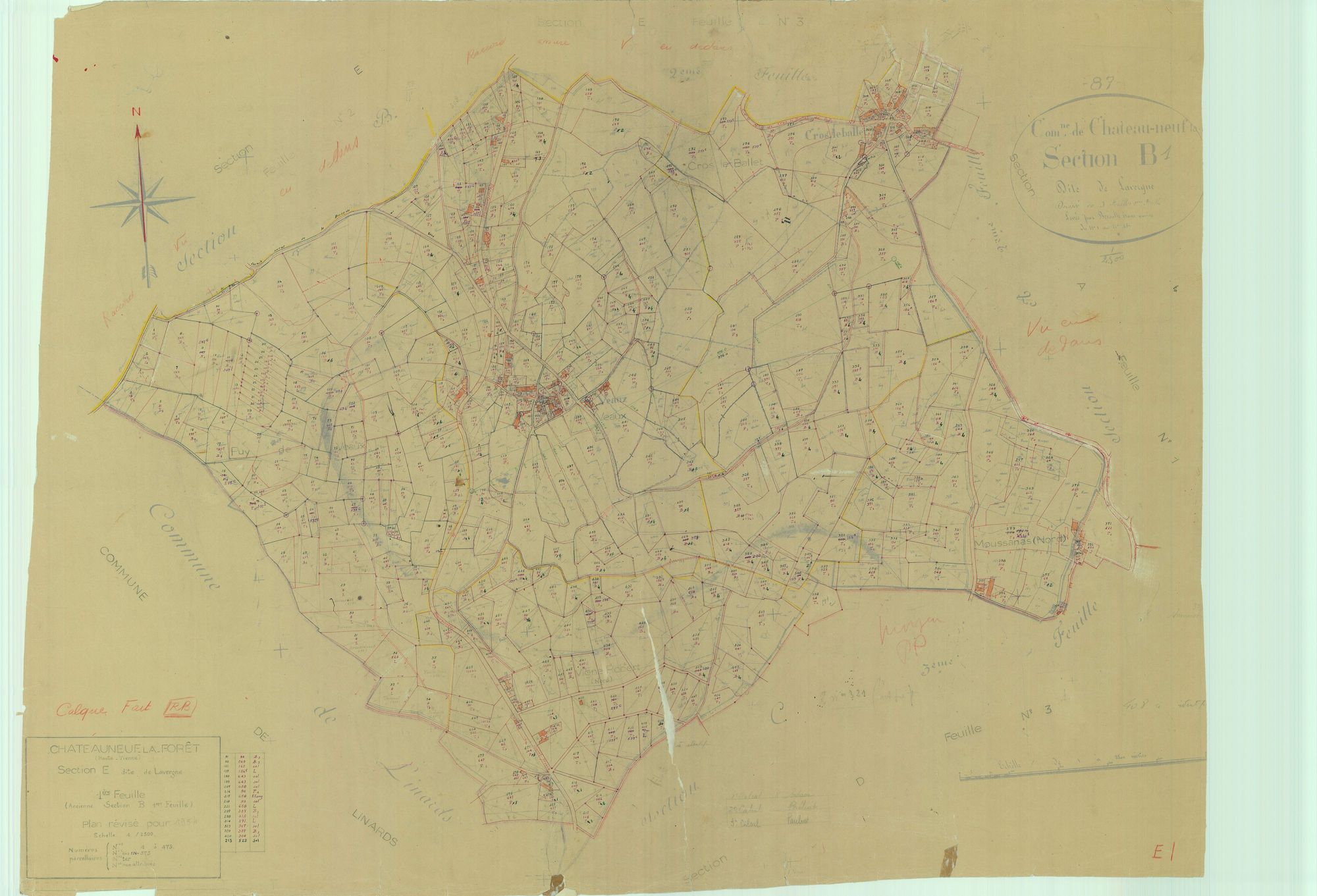 Châteauneuf-la-Forêt 1203 W 25 1954