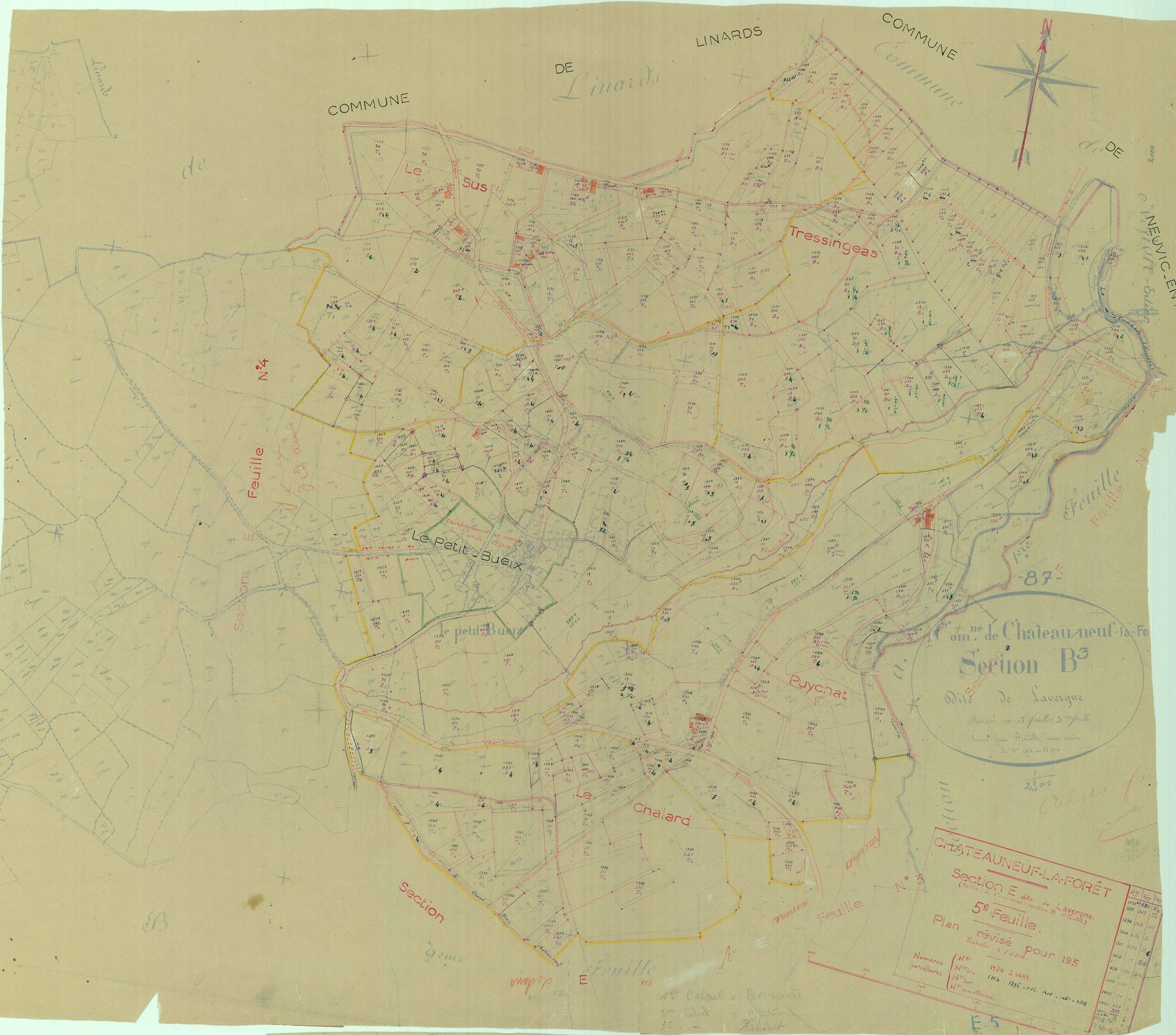 Châteauneuf-la-Forêt 1203 W 25 1954
