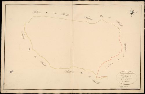 Châteauneuf-la-Forêt 3 P 50 / 1 1832