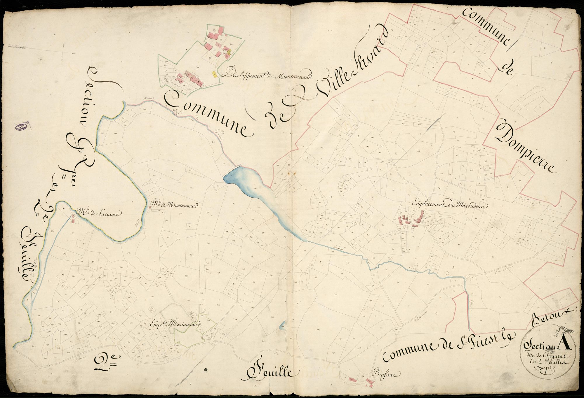 Châteauponsac 3 P 51 / 2 1828