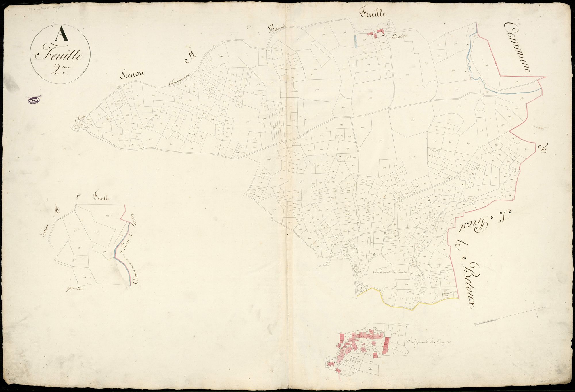 Châteauponsac 3 P 51 / 1 1828