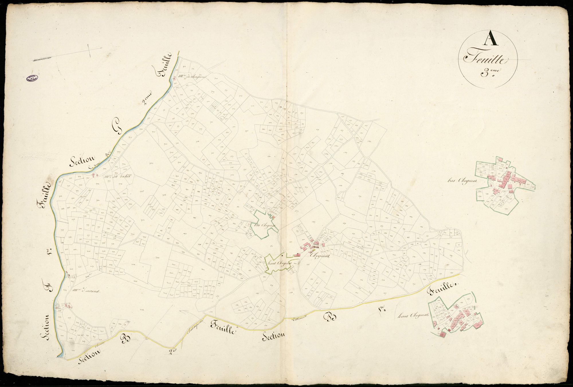 Châteauponsac 3 P 51 / 1 1828