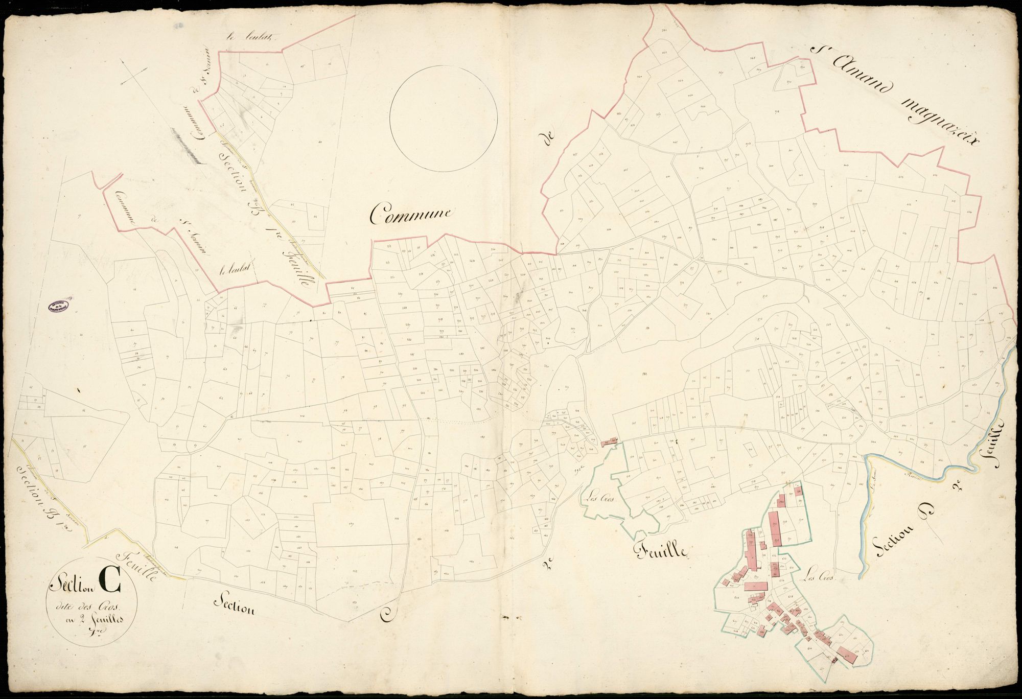Châteauponsac 3 P 51 / 1 1828