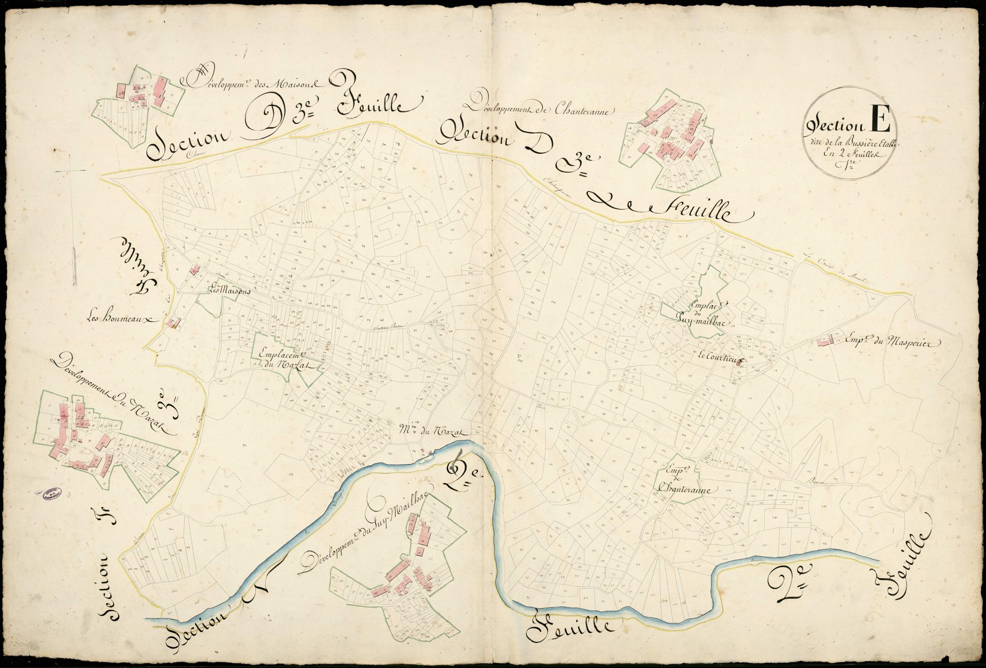 Châteauponsac 3 P 51 / 1 1828
