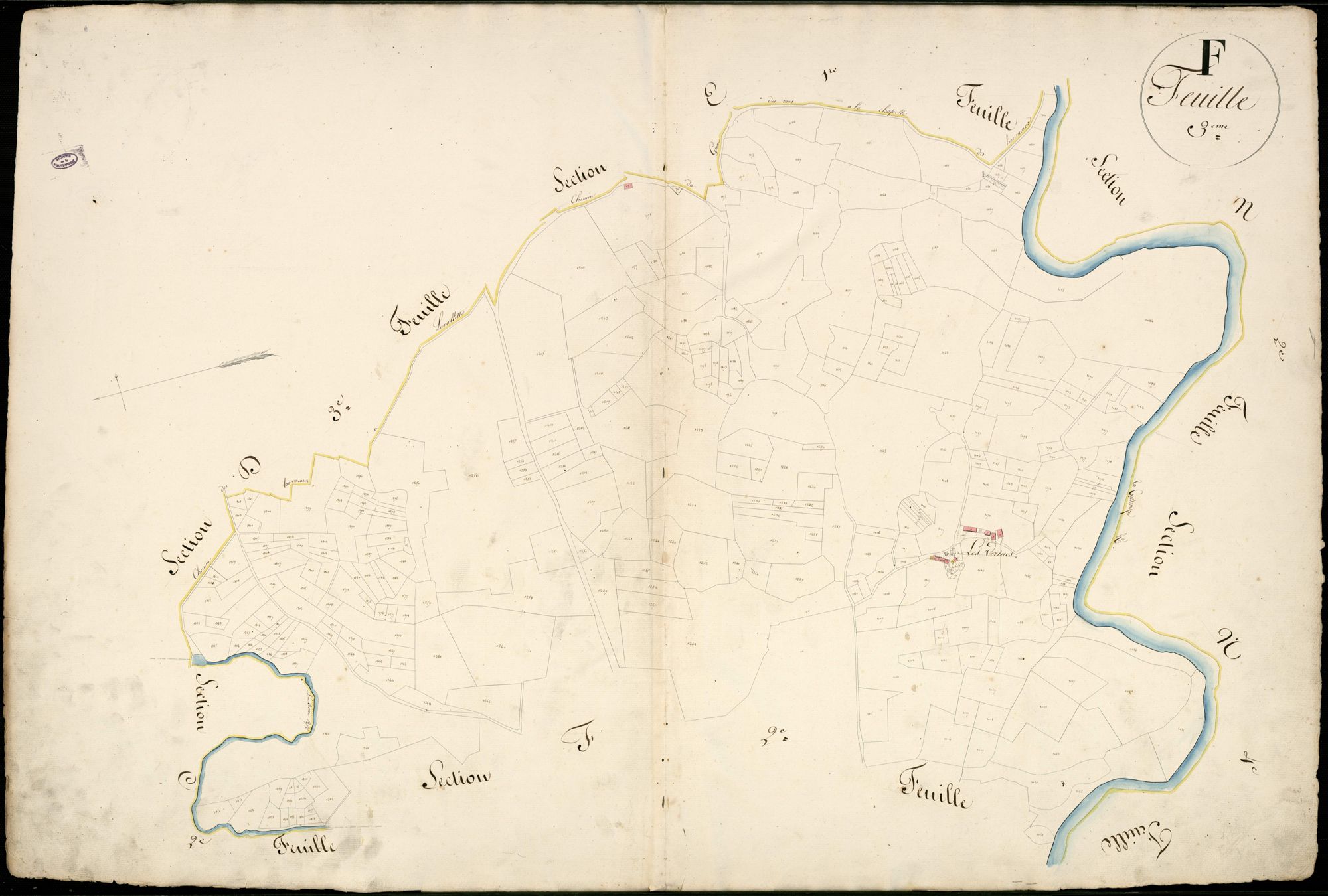 Châteauponsac 3 P 51 / 1 1828