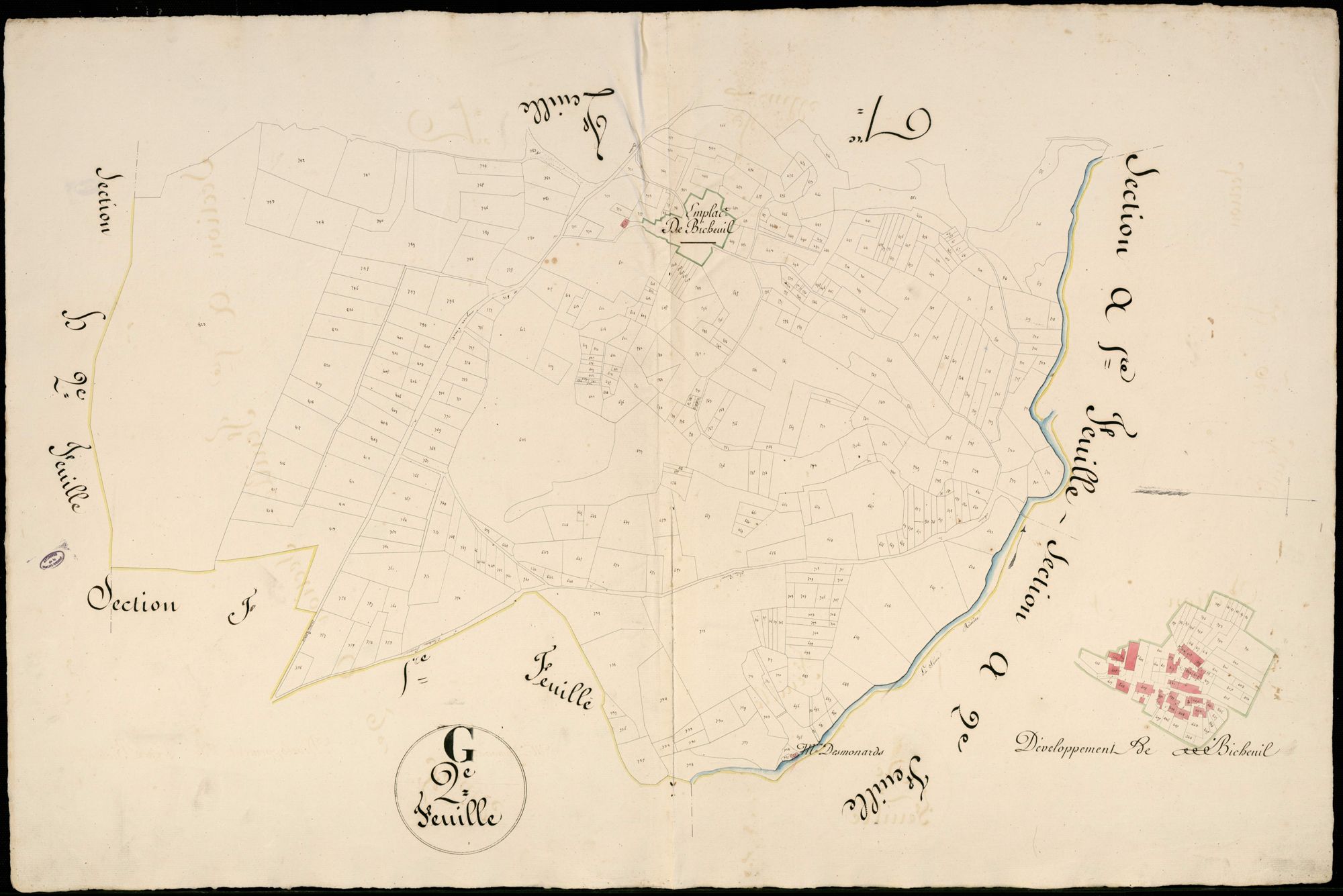Châteauponsac 3 P 51 / 1 1828