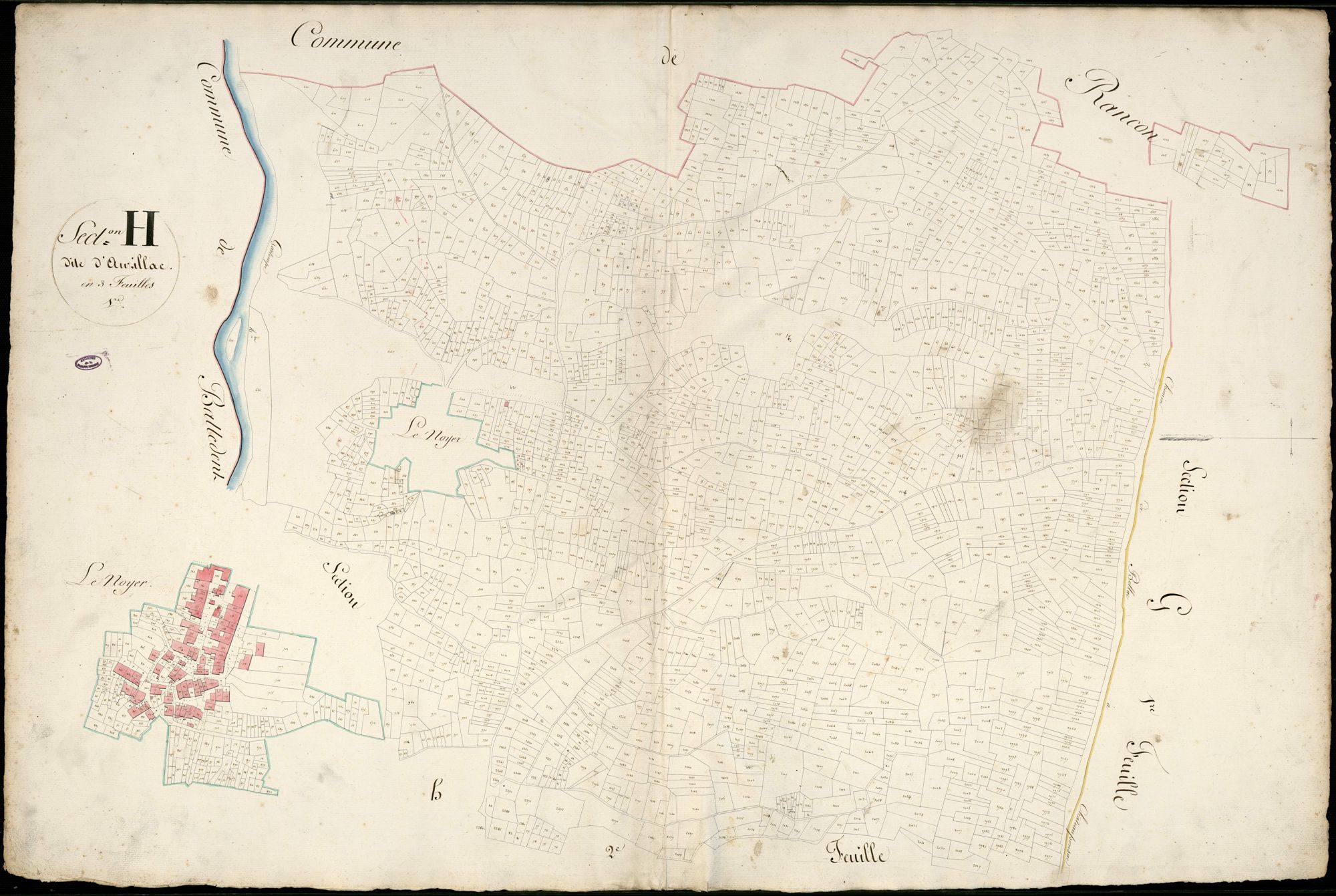 Châteauponsac 3 P 51 / 2 1828