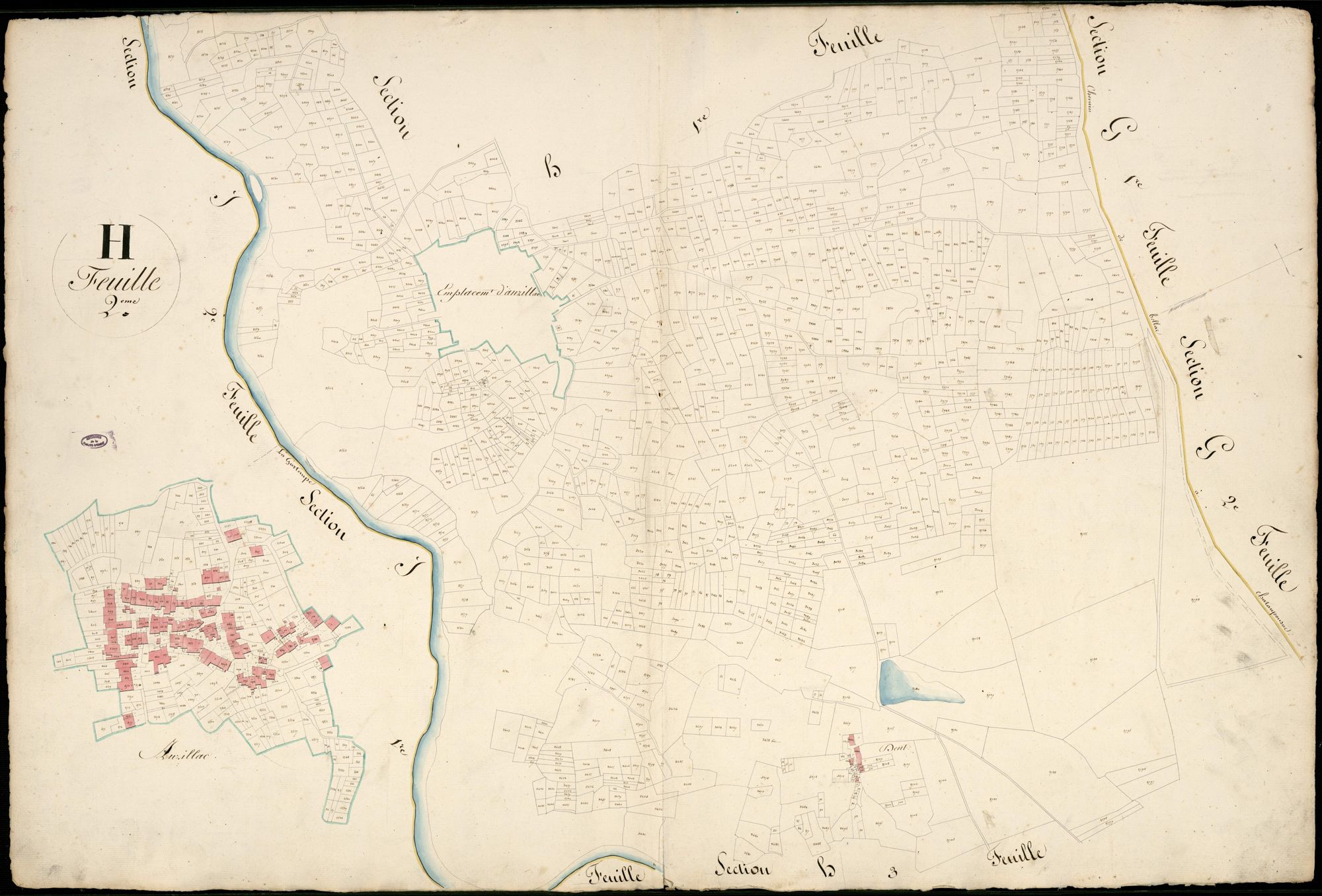 Châteauponsac 3 P 51 / 2 1828